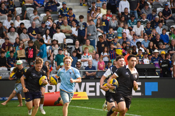 Highlanders game day entertainment at Forsyth Barr Stadium in Dunedin