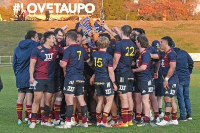 Highlanders U20's players following the New Zealand Super Rugby Under 20s match between the Chiefs and Highlanders at Owen Delaney Park on May 28, 2022 in Taupo, New Zealand. (Photo by Kerry Marshall/Getty Images for NZR)